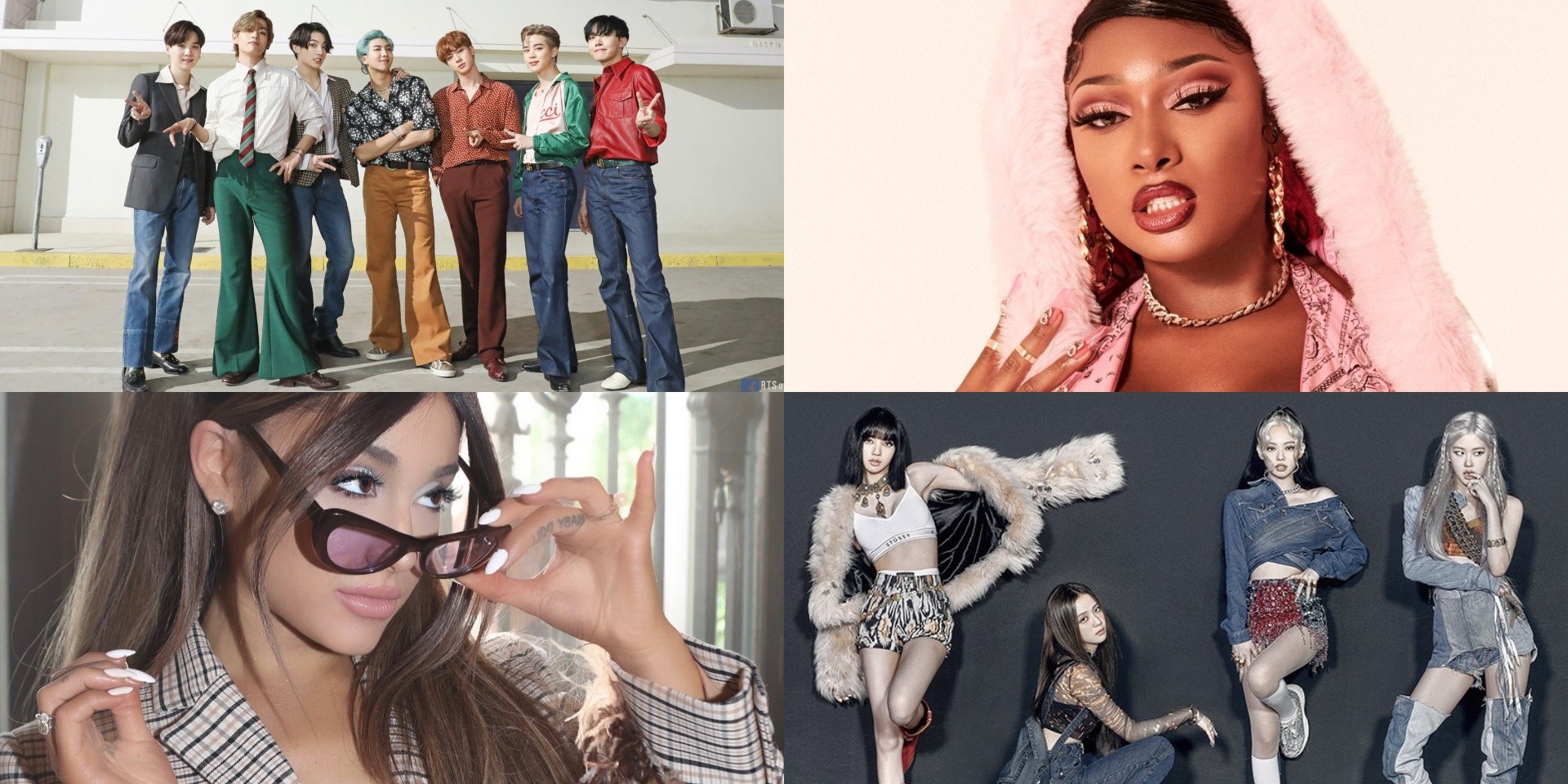 BTS, BLACKPINK, Megan Thee Stallion, Ariana Grande, and more nominated for the 2020 E! People’s Choice Awards